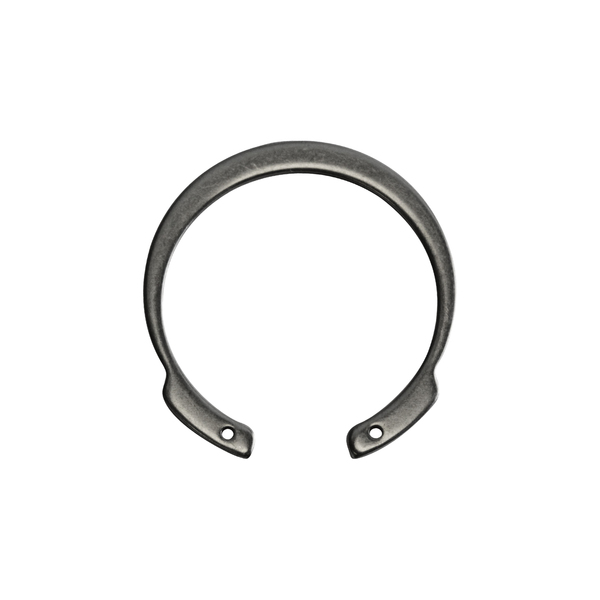 Rotor Clip Internal Retaining Ring, Stainless Steel, Plain Finish, 0.625 in Bore Dia. HOI-062-SS